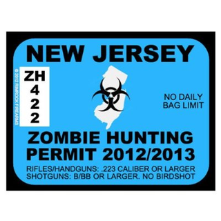 Illustration for article titled Grab a zombie hunting permit before you go head-hunting